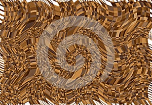 mosaic background, tessellation pattern. brown wavy, waving and undulate,billowy illustration. abstract vector art. ripple,