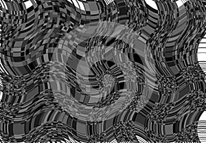 mosaic background, tessellation pattern. dark wavy, waving and undulate,billowy illustration.abstract vector art. ripple,