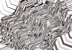 mosaic background, tessellation pattern. grayscale wavy, waving and undulate,billowy illustration.abstract vector art. ripple,