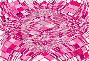 mosaic background, tessellation pattern. pink wavy, waving and undulate,billowy illustration. abstract vector art. ripple,