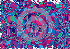 mosaic background, tessellation pattern. purple wavy, waving and undulate,billowy illustration. abstract vector art. ripple,