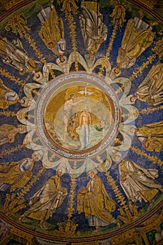 Mosaic in Baptistry of Neon