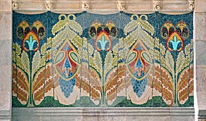 Mosaic in Barcelona, Spain