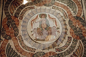 Mosaic in Bardo National Museum in Tunis, Tunisia