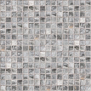 Mosaic block in wall background