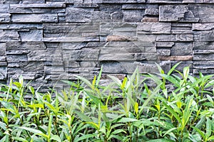 Mosaic brick wall background