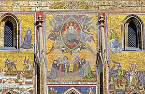Mosaic on Cathedral of Saint Vitus in Prague