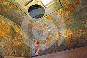 mosaic in chapel of  Saint-Odile Abbey