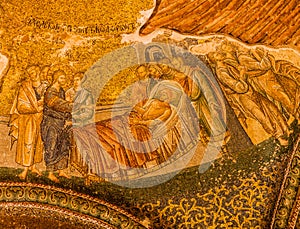 Mosaic in Chora Church photo