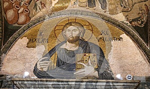 Mosaic of Christ in The Land of the Living in Chora Church, Istanbul