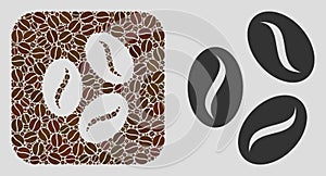 Hole Collage Coffee Beans of Coffee Beans