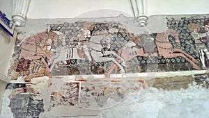 Mosaic in Darjiu fortified church
