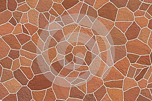 Mosaic decorative stones background. Bathroom and kitchen interior. Abstract ornamental pattern