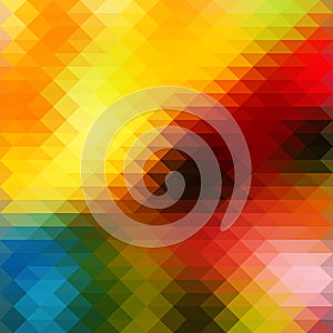 mosaic of diamonds multi-colored background