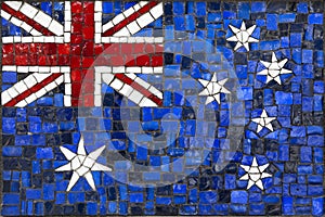 Mosaic flag of Australia