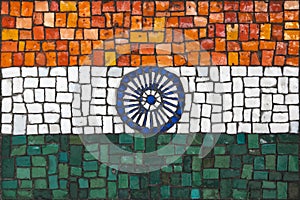 Mosaic flag of India