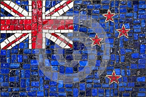 Mosaic flag of new zeland