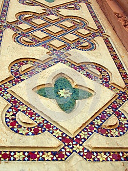 Mosaic floor