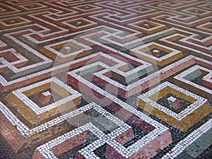 Mosaic floor