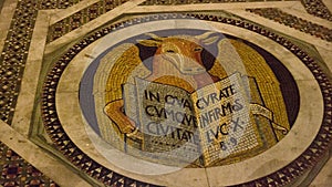 Mosaic floor at sacre coeur