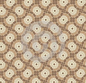 vector mosaic floor, stone background pattern
