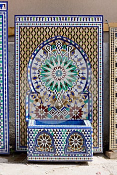 Mosaic and Fountain