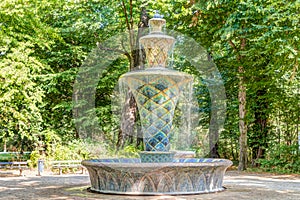 Mosaic fountain in Dresden