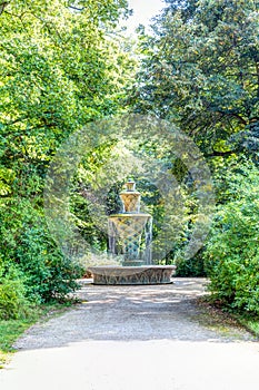 Mosaic fountain in Dresden