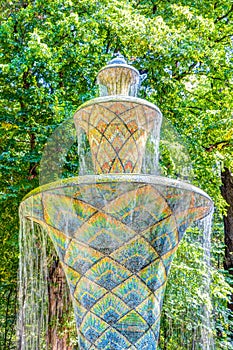 Mosaic fountain in Dresden