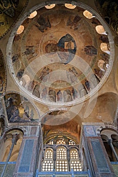 Mosaic and fresco, Monastery of Hosios Loukas