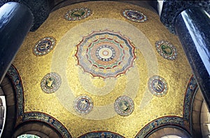 Mosaic golden dome