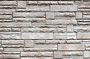 Mosaic gray brick wall texture
