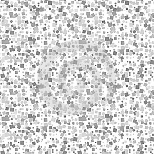 Mosaic gray seamless pattern on white background. Vector