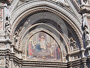 Mosaic Icon, Florence Cathedral, Italy