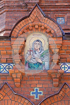 Mosaic icon of the Holy venerable Evdokia