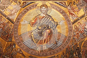 Mosaic image of Jesus Christ