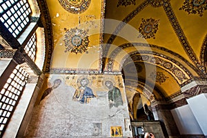 Mosaic with the image of Jesus Christ in Istanbul