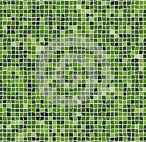 Mosaic with irregular tiles and different shades. Tessellating r photo