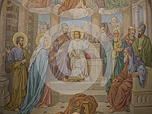 Mosaic of Jesus lost and found in the Temple