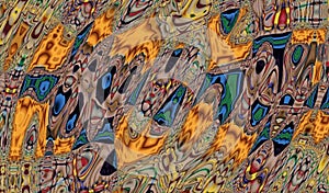 Mosaic kaleidescope abstract background