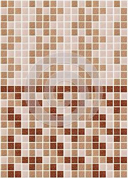 Mosaic marble tiles pink red square