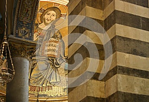 Mosaic in middle aged church