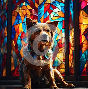 Mosaic Mutts: A Whimsical Portrait of Mixed-Breed Magic