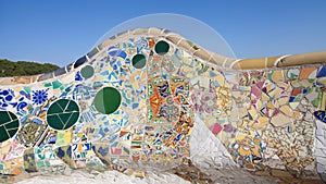 Mosaic in Park Guell