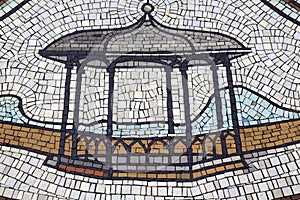 Mosaic pattern Bandstand