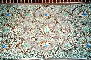 Mosaic Patterns in Al Andalus, Malaga, Andalusia, Spain photo