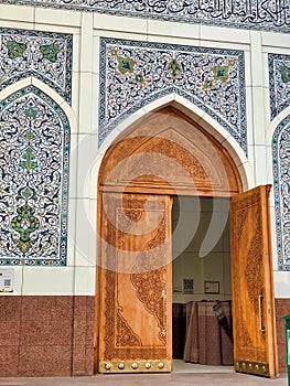 Mosaic patterns of Uzbekistan mosques