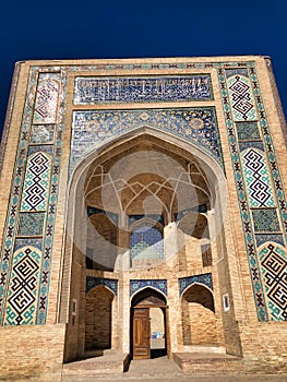 Mosaic patterns of Uzbekistan mosques