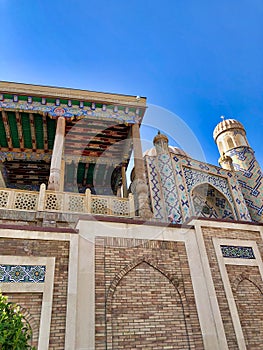 Mosaic patterns of Uzbekistan mosques