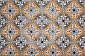 Mosaic of peranakan tiles